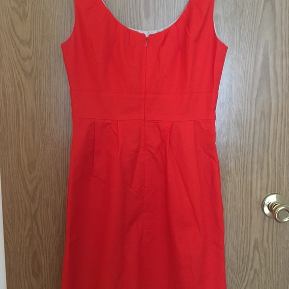 J.Crew Shift Dress Coral Orange - Picture 2 of 4